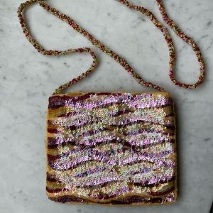 sequin party purse